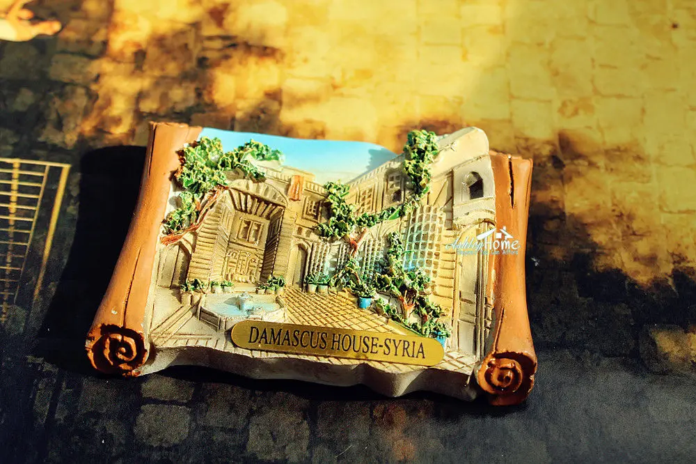 Damascus House Syria Tourist Travel Souvenir 3D Resin Refrigerator Fridge Magnet Craft GIFT Idea Home Decor | Дом и сад