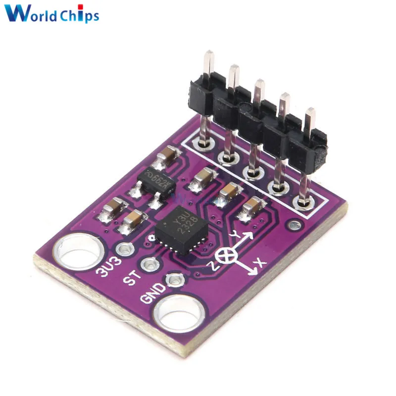 

3-осевой акселерометр ADXL337, коммутационная плата GY 61, аналоговый выходной акселерометр 3-5 В