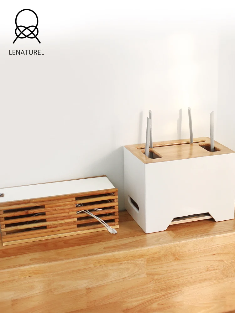 Дешево Деревянный ящик для хранения, дизайнерский Настольный органайзер для зарядного устройства, ящик для хранения кабеля, скрытый ящик для хран...