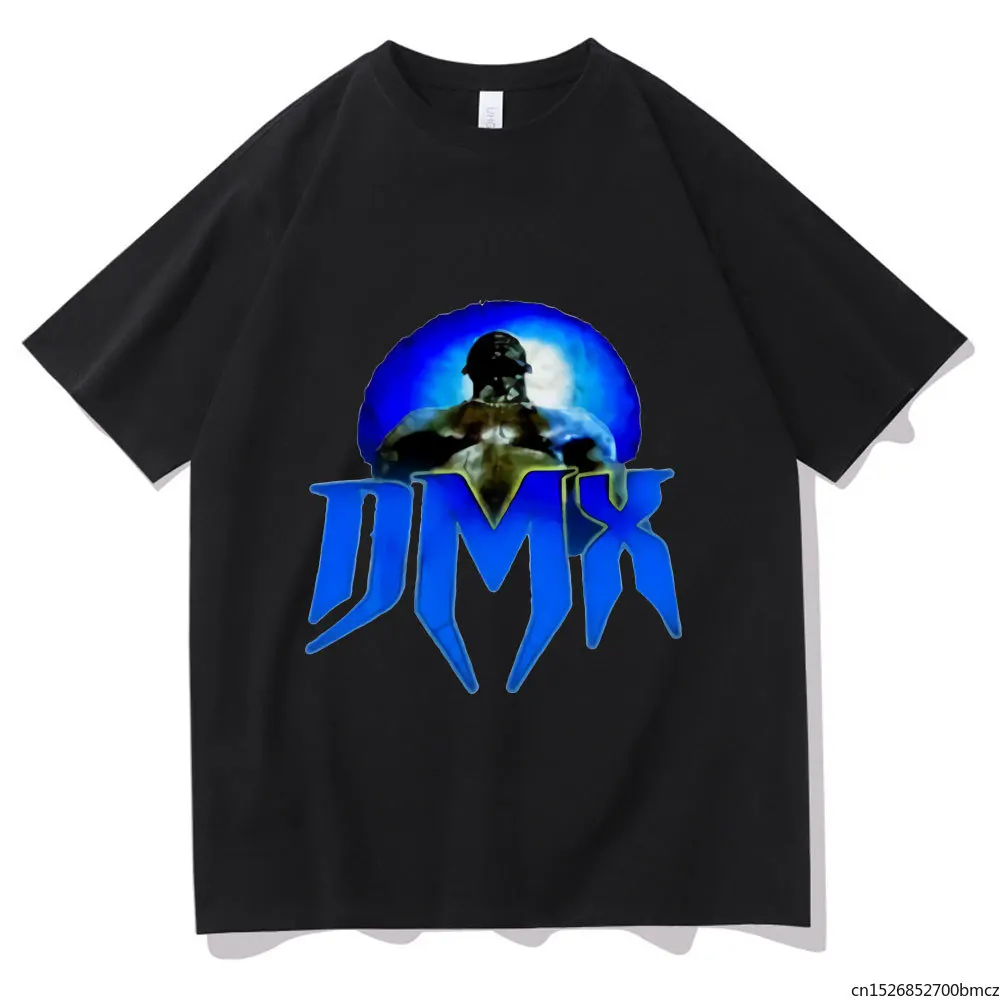 

Logo DMX T Shirt American Rapper Dark WoWomen X Short Sleeve Fashion Retro Earl Simmons Streetwear