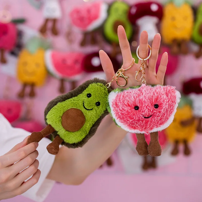 Kawaii Авокадо Фрукты плюшевая игрушка милый завод чучела кукла сосна яблоко гриб арбуз яблоко мягкая игрушка брелок подарок на день рождения детей