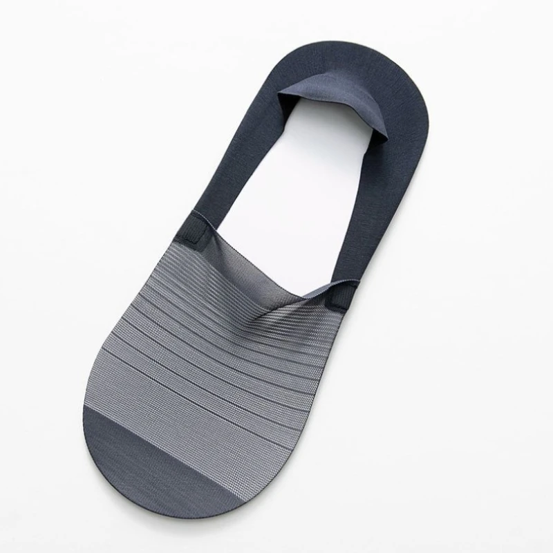 10 Pair Summer Mesh Breathable No Show Socks Ice Silk Business Invisible Silicone Non-slip Socks Slippers Seamless Boat Sock Sox