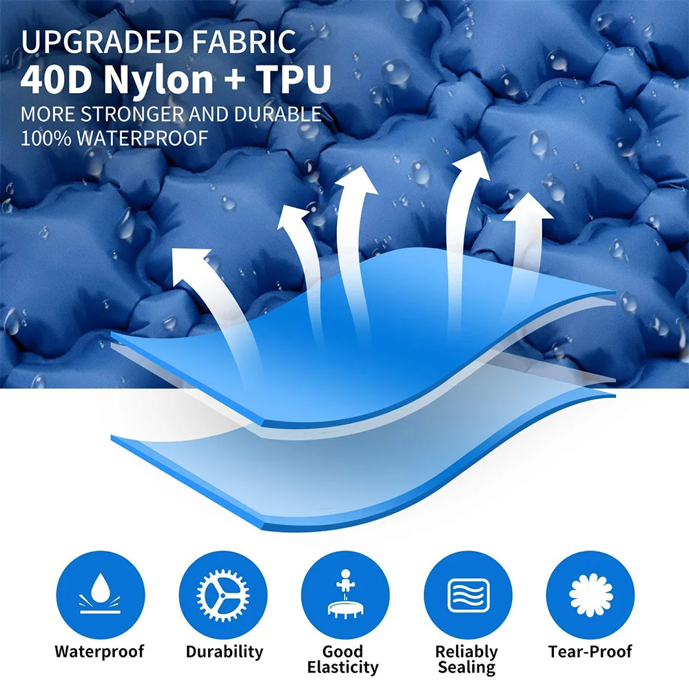 2020 Открытый Портативный Кемпинг Туризм colchon надувной утолщенный влагостойкий