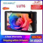 FEELWORLD LUT6 6s LUT 6S Inch 2600nits HDR 3D LUT Touch Screen on Camera Field DSLR Monitor Waveform VectorScope для Youtube Live