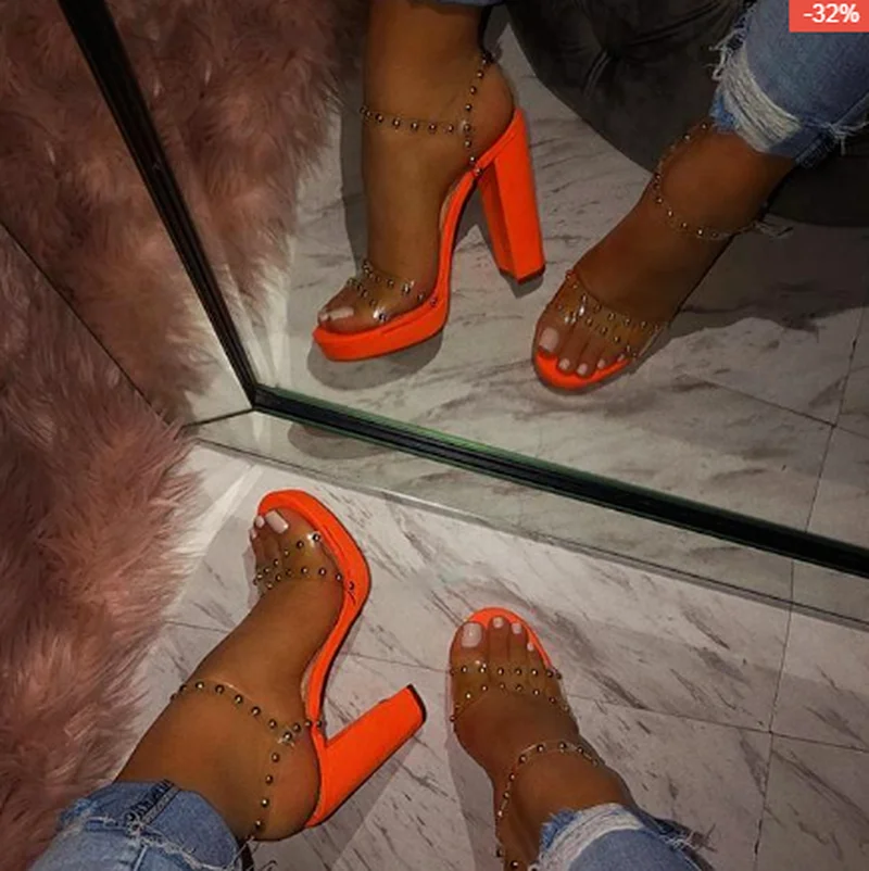 

Summer Newest Fashion Women High Heel Sandals Personable Style Sexy Open Toe Casual All Match Stylish Shoes for Ladies KP046
