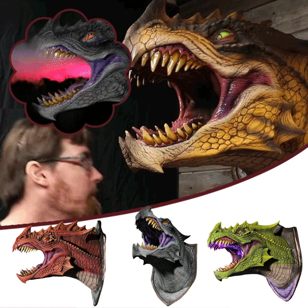 

Дракон легенды реквизит 3D Настенный динозавр скульптура настенное искусство жизнь свет