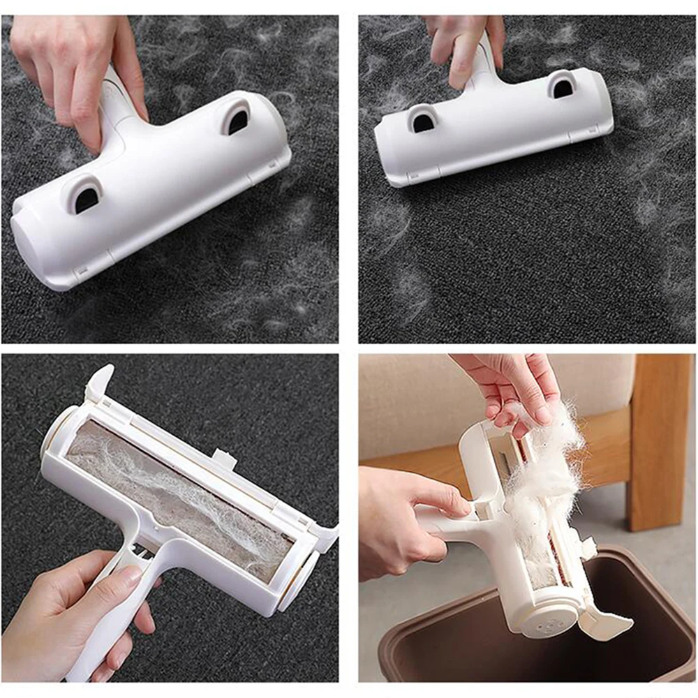 

Pet Hair Roller Animal Hair Lint Sticking Brushes Remove Dog Cat Hair Cleaning Clothes Carpet Fur Bursh Base Home Furniture Sofa