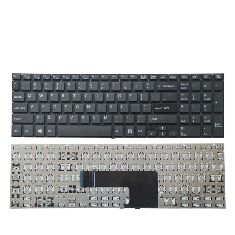 Клавиатура для ноутбука YALUZU без рамки Sony VAIO SVF152A29V SVF152C29V SVF1521Q1RW FIT15 SVF152 SVF153 SVF1541 |