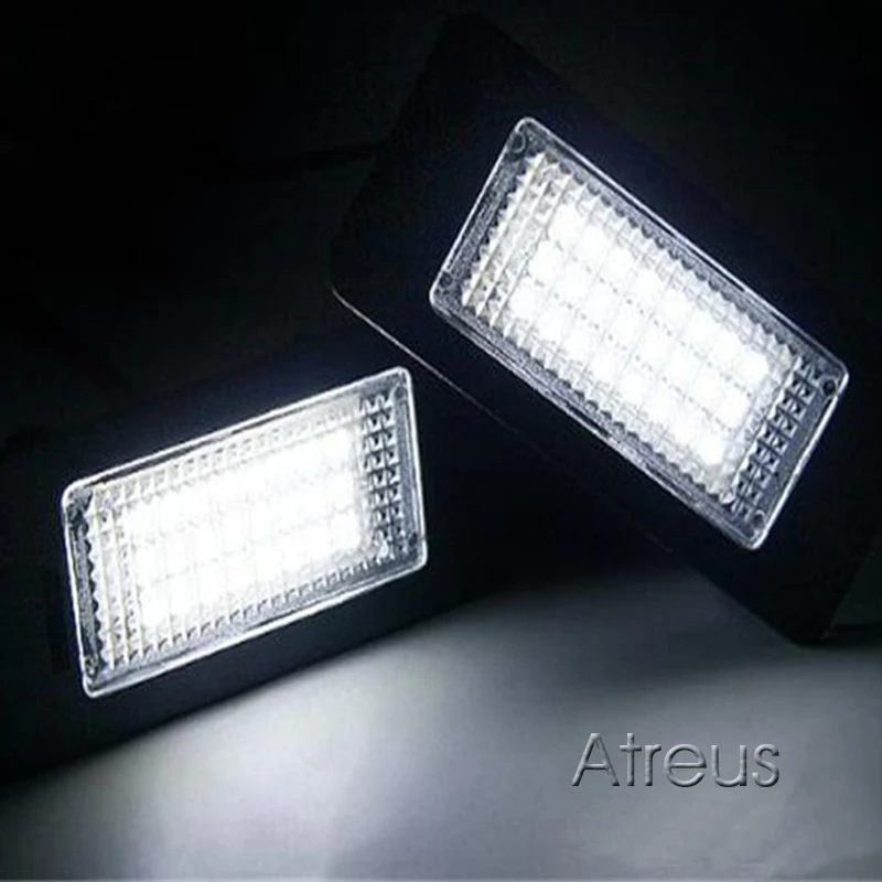 2x автомобиль светодиодный номерные знаки светильник лампа 12v Белый для BMW E90 E92 E93