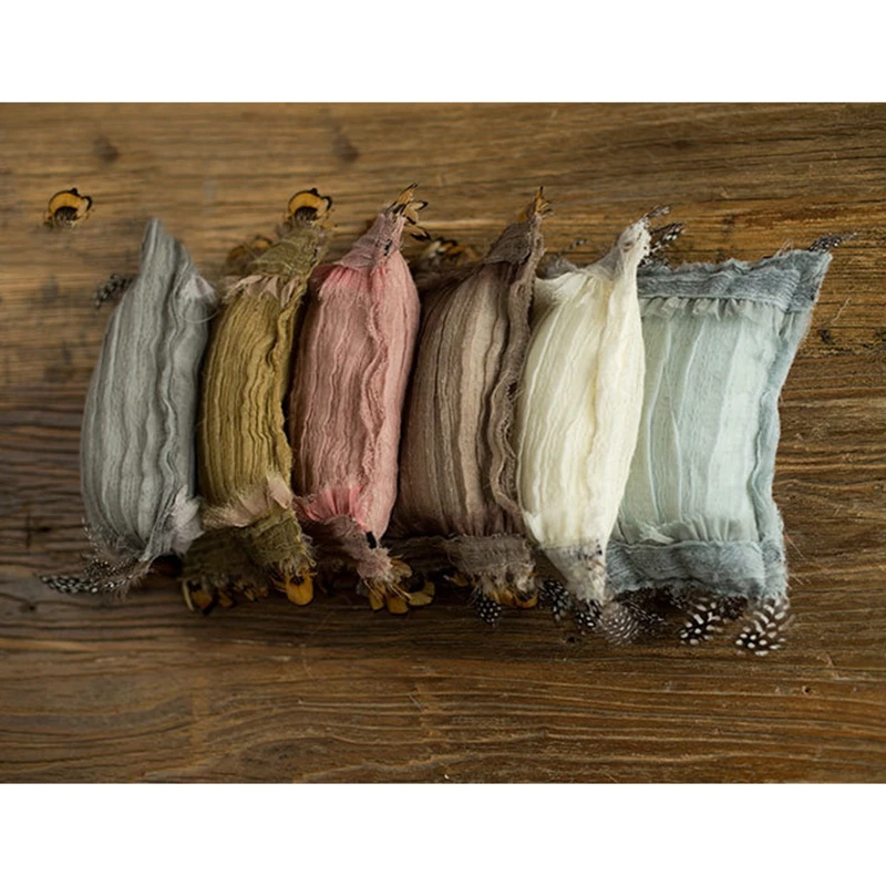 2020 Новорожденные девочки мальчик Фотография реквизит перо подушка и накидка