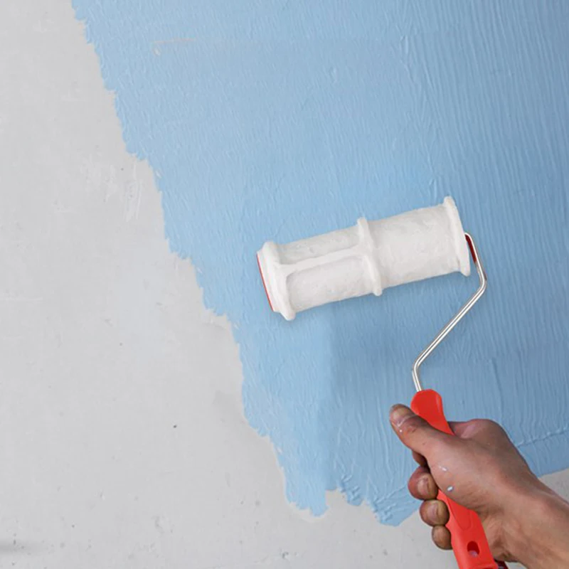 

2Pcs Paint Roller Brick Pattern Wall Painting Tools Rubber Stamp Texture Pottery Wheel Household Wall Decoration Brush