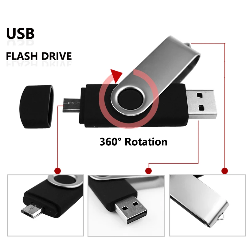 OTG USB флеш накопитель 2 0 цветной 4 ГБ 8 16 32 u диск память микро флешка индивидуальный