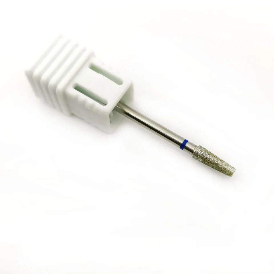 HYTOOS 10 шт./упак. 3*9 мм коническая Алмаз кутикулы бит 3/32 и сверлами для ногтей