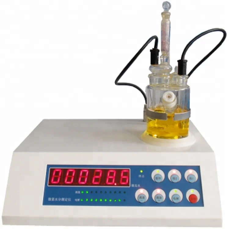 

Digital Display Karl Fischer Moisture Meter / Automatic Karl fischer Titrator Oil Water Content Tester