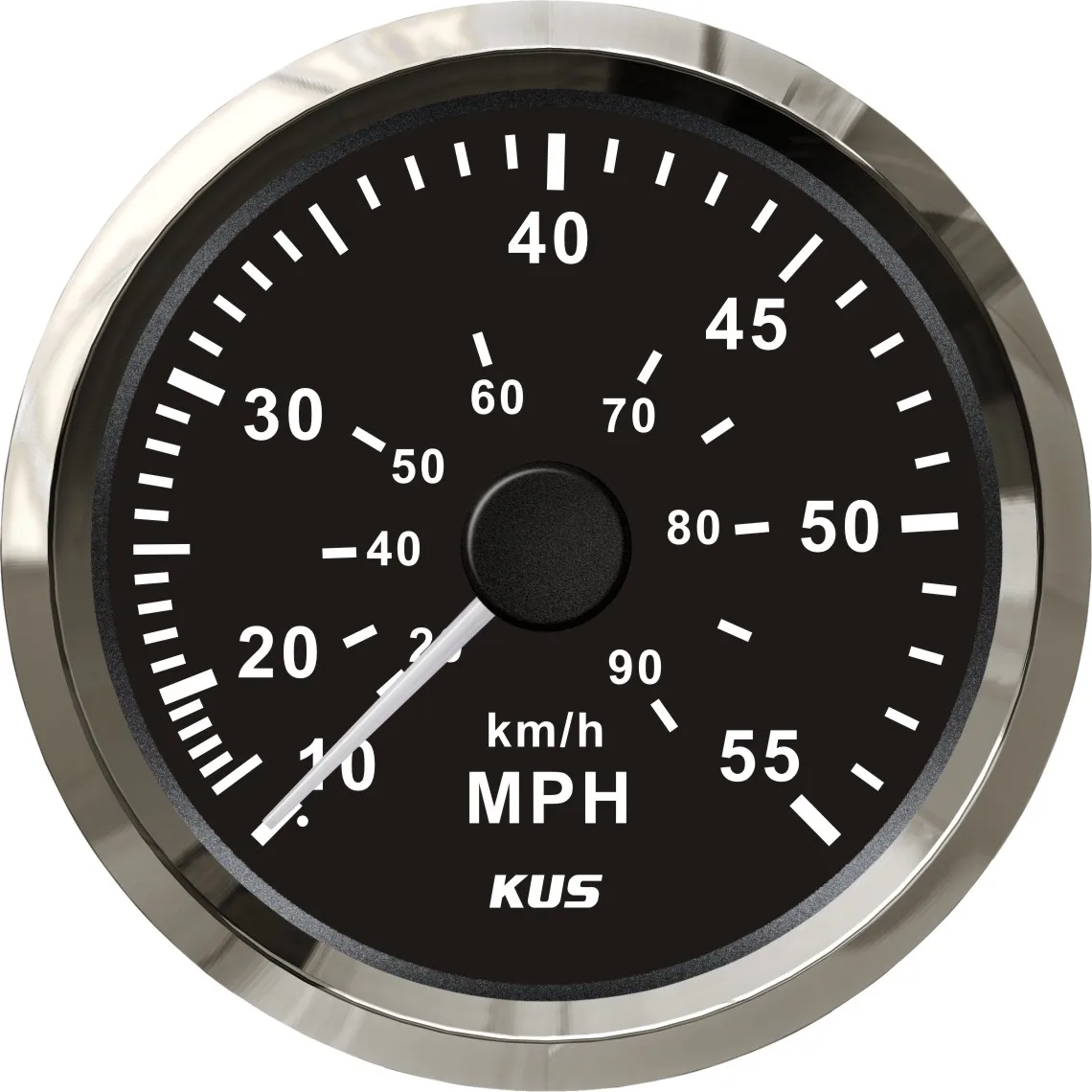 KUS Давление сигнальный Спидометр лодка морской Speedo Gauge Черный уход за кожей лица