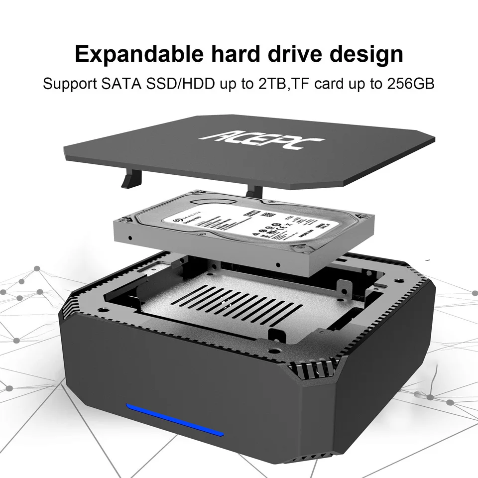 Мини-компьютер CK3 I7 4500U I5 4200U BT 4 2 4K ultra HD для воспроизведения видео офисное по Windows