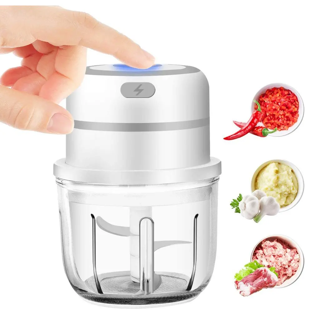 

Keuken Levert Draadloze Elektrische Mini Vleesmolen Supplement Koken Machine Apparatuur Artefact Keuken Gadget Knoflook Stamper