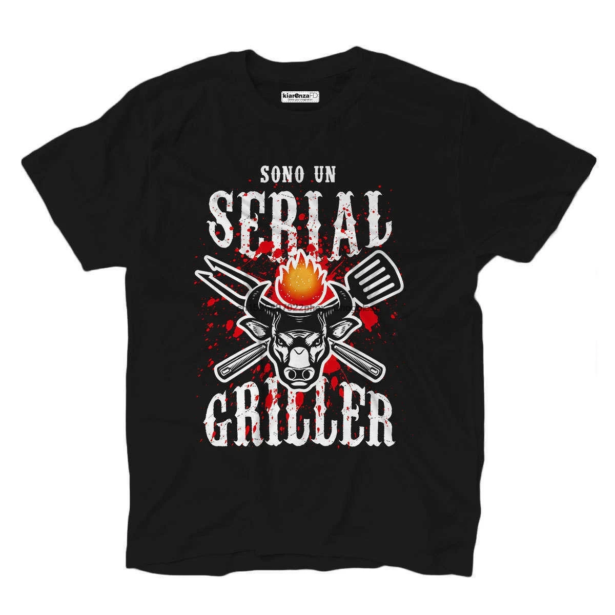 

T-Shirt Barbecue Bbq Fun Phrases Are A Serial Griller Cook Chef Shirts