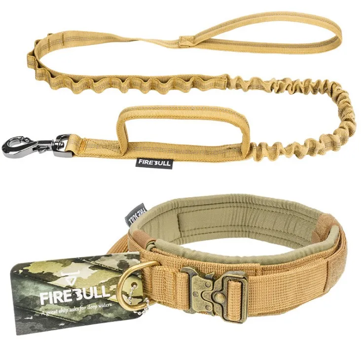 Тактический ошейник для домашних животных поводок тренировок нейлоновый