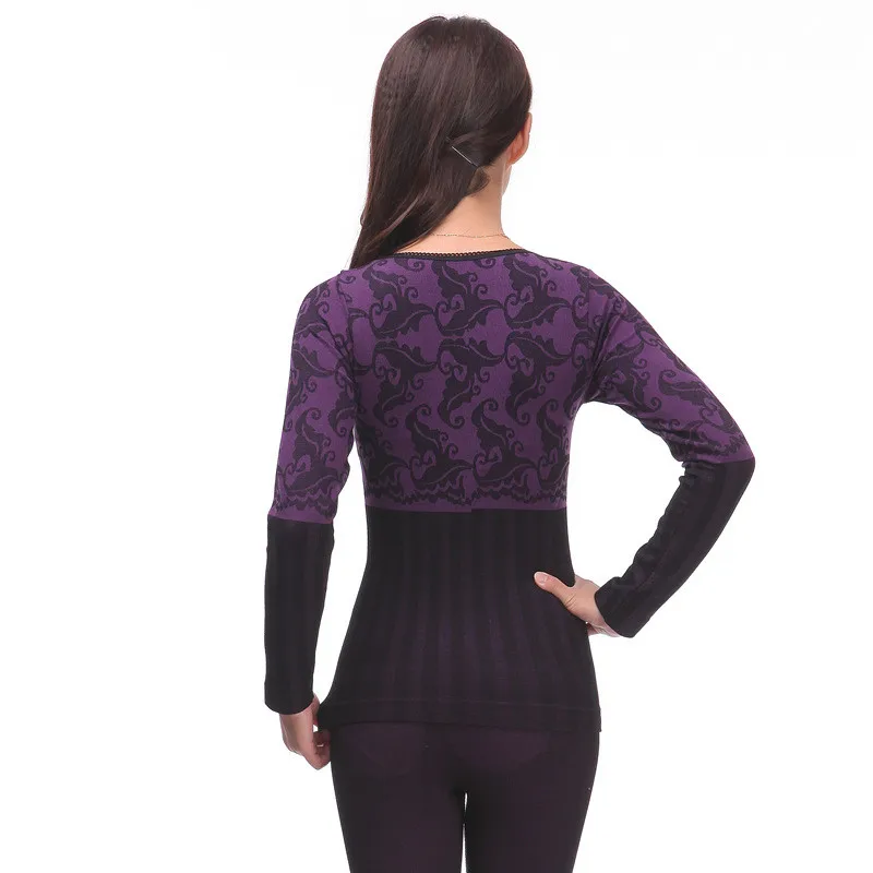 Женские теплые кальсоны бесшовное дышащее тонкое нижнее белье облегающая туника