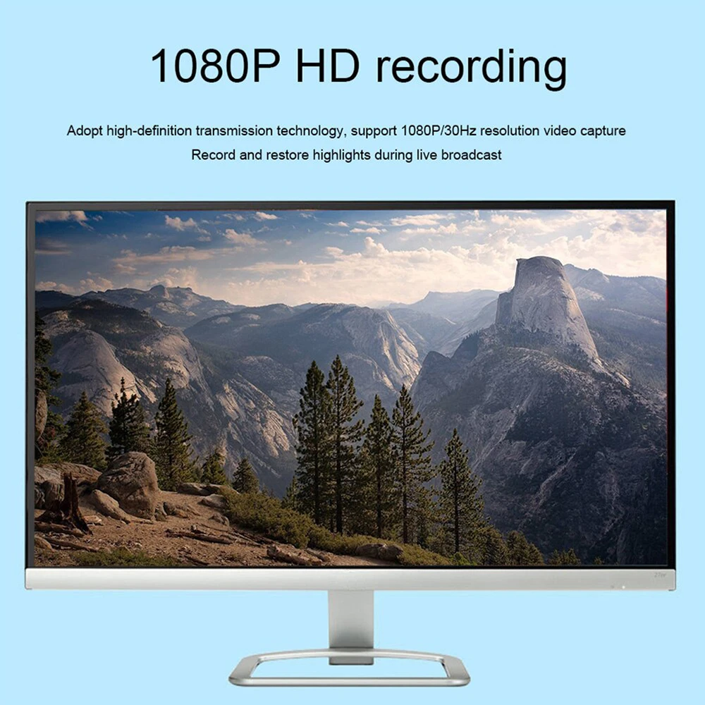 

HDMI Video Capture Card HD 1080P 4K HDMI To HDMI Video Capture USB3.0 Board Game Record Video Recording Live Streaming Broadcast