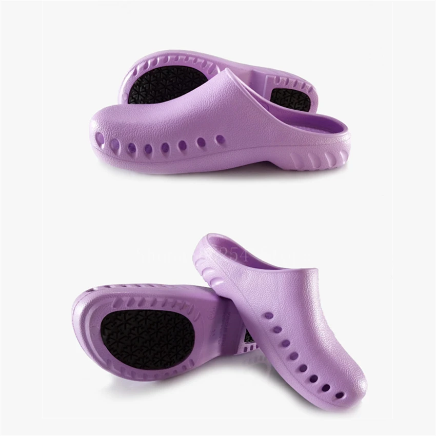 

Eva Surgical Slippers Men Women Lab Slippers Clogs Non-Slip Salon Uniform Sandal Shoes Work Wear Laboratory Anti-Slip Slippers