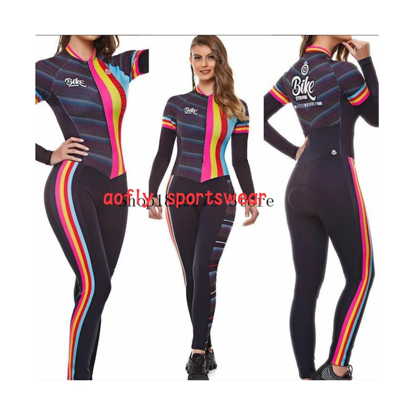 2020 женские длинные триатлона велосипедная форма скафандр Maillot Ropa Ciclismo экшн