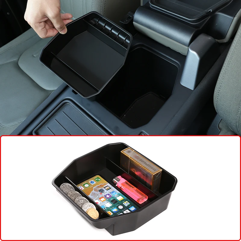

Car Armrest Box Storage Box,Central Console Storage Box Interior Organizer Accessories,For Land Rover Defender 110 2020-2021
