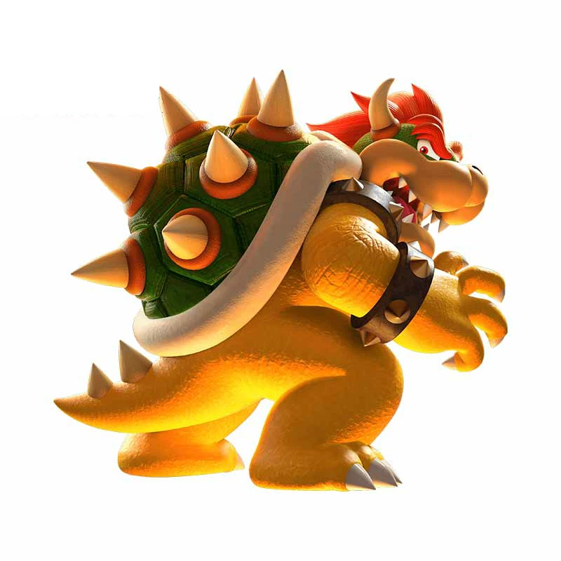 

Personality Car Stickers for Bowser Super Mario Material Waterproof Decal Graffiti Occlusion Scratch Decor 13cm X 12cm