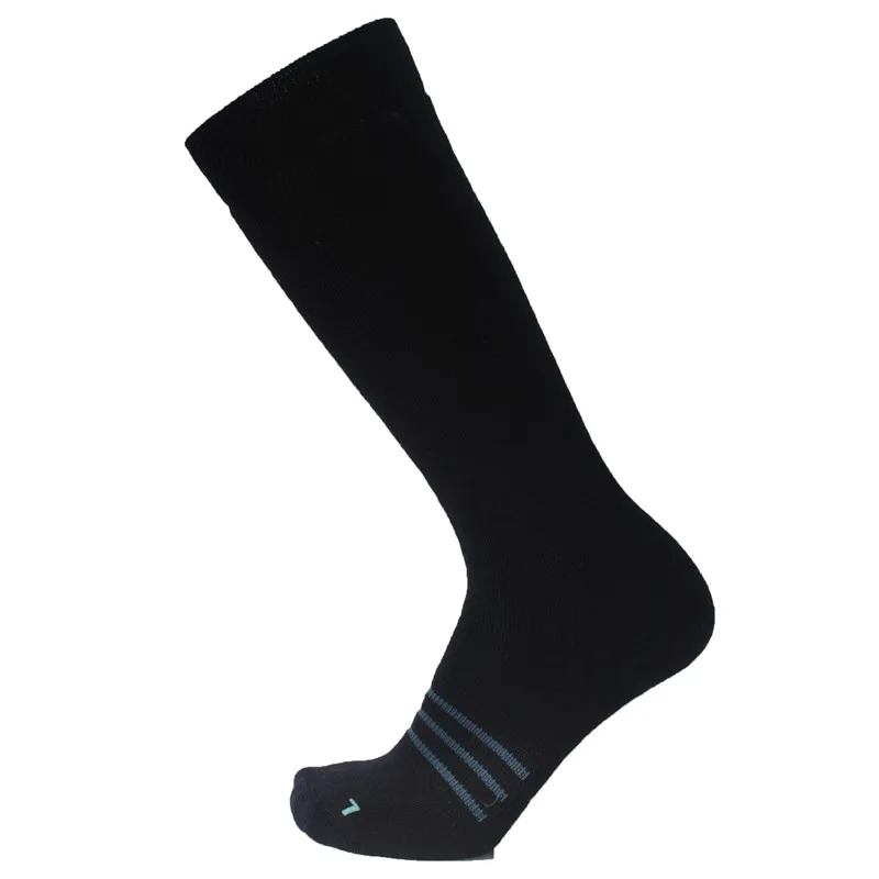 NAVY BLUE 1 пара зимних махровых плотных лыжных носков из мериносовой шерсти темно-синего цвета - Цвет: NAVY BLUE