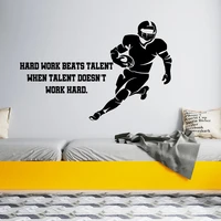 american football wall decal football player wall decal sports vinyl sticker home decoration accessories for living room 3d28
