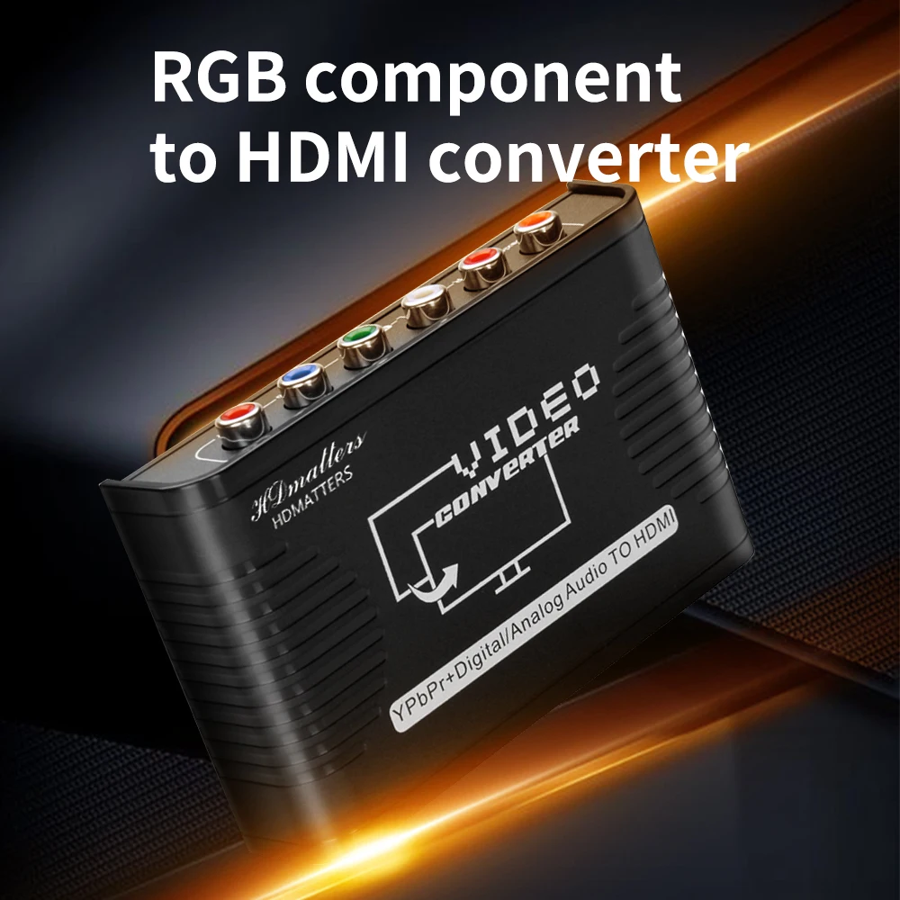 

Компоненты видео в HDMI-совместимый конвертер RGB Ypbpr Видео Компонент в HDMI конвертер для PS2 Wii DVD HDTV с выходом для наушников