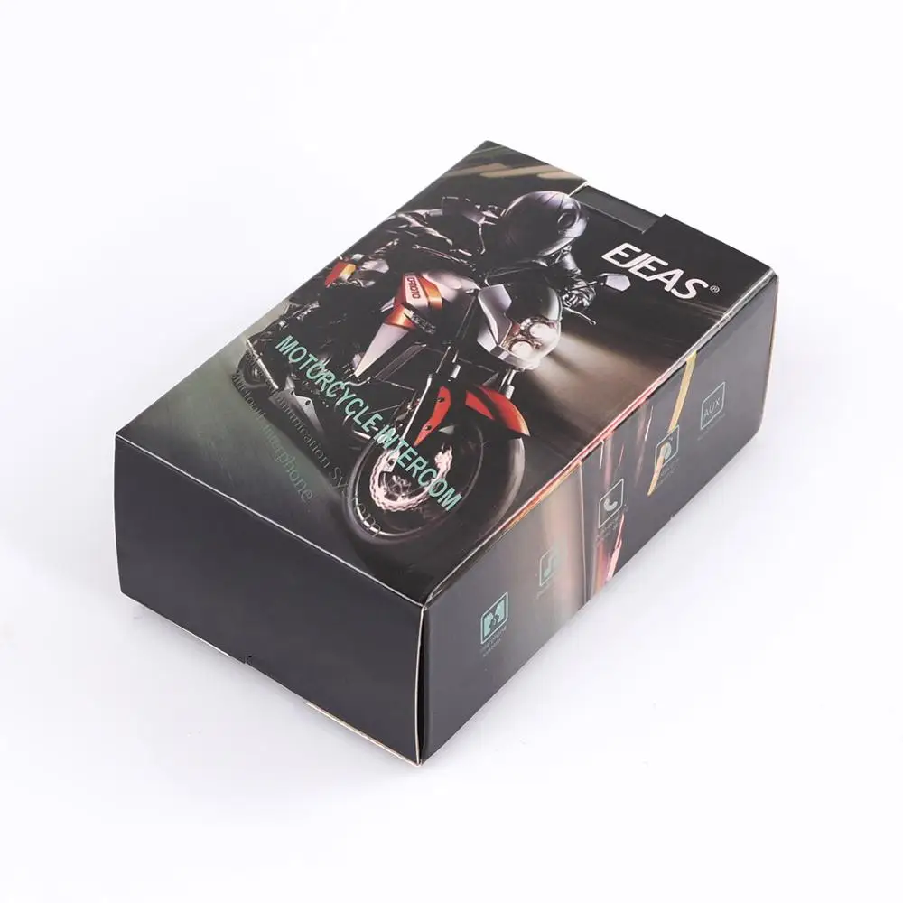 

4 Riders 1200m FM Full Duplex BT Bluetooth Motorcycle Helmet Intercom Noise Cancelling Interphone Headset Free Shipping!!