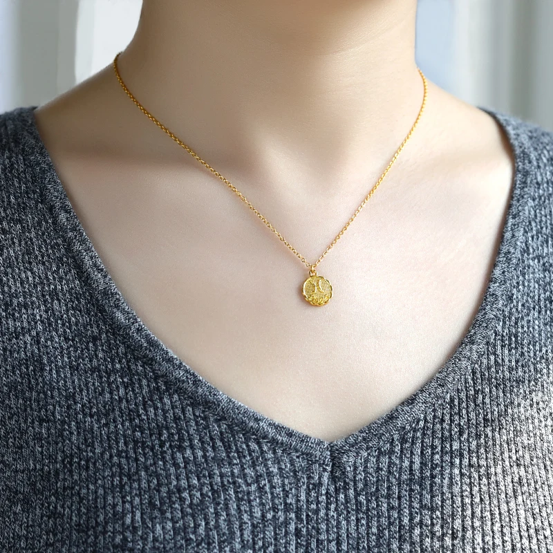 

Leo Pisces Virgo Zodiac Necklaces For Women Twelve Constellation Pendant Necklace Jewelry Gifts BFF Sagittarius Clavicle Chain