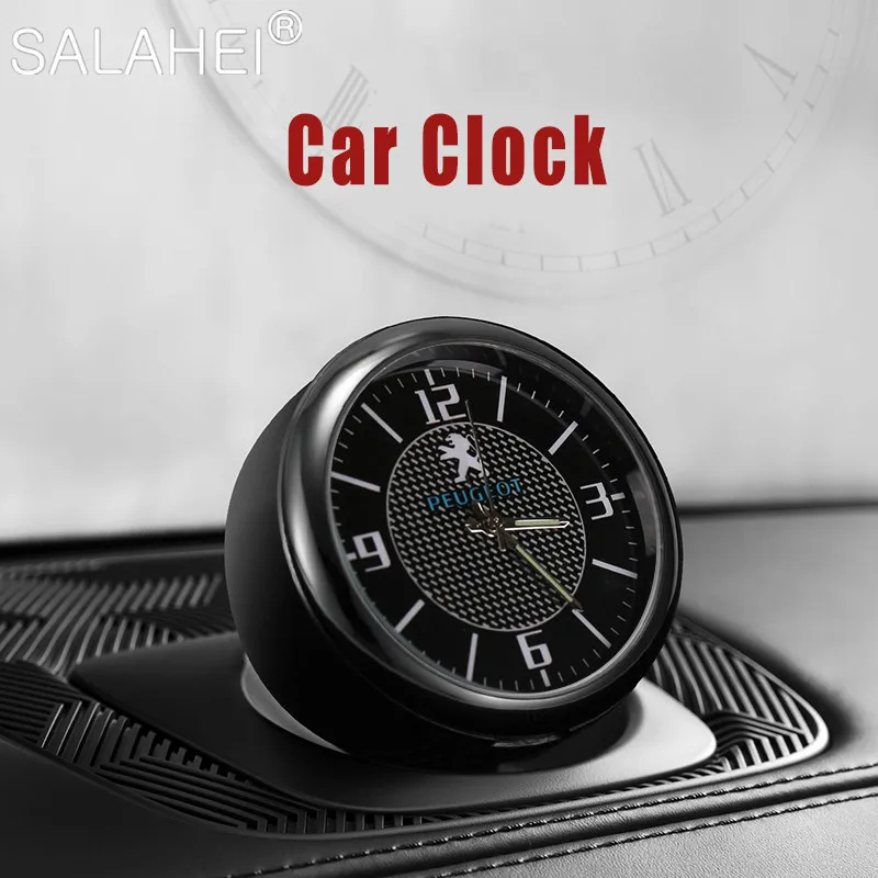 

Luminous Car Air Outlet Quartz Clock For Peugeot 406 408 205 4008 206 307 308 207 3008 208 508 407 2008 107 306 5008 103 106 301