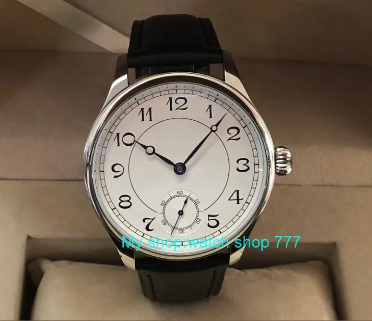 44 мм без логотипа азиатские 6498 17 драгоценностей механические ручные Мужские часы