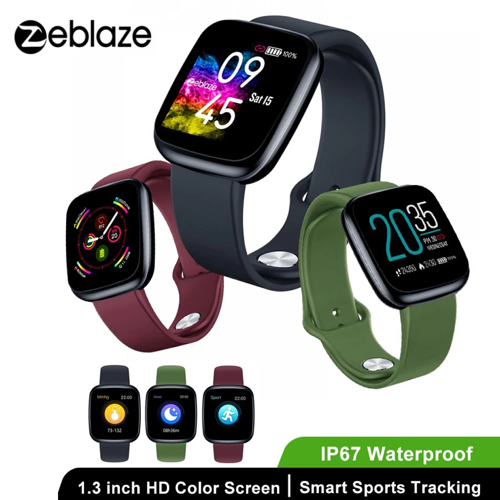 Zeblaze Crystal 3 Смарт часы WR IP67 пульсометр артериальное давление длительный срок