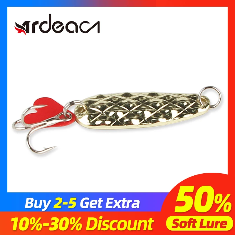 Металлическая блесна в виде ложки рыболовная приманка жесткие приманки