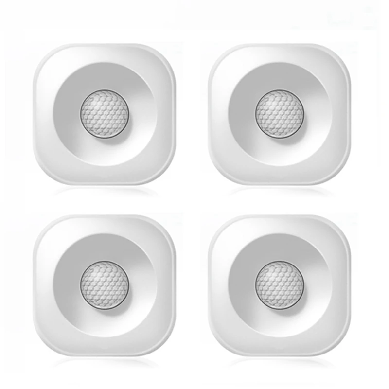 

4 Pack for Tuya WiFi PIR Motion Sensor Wireless Infrared Detector Security Burglar Alarm Sensor Smart Life APP Control