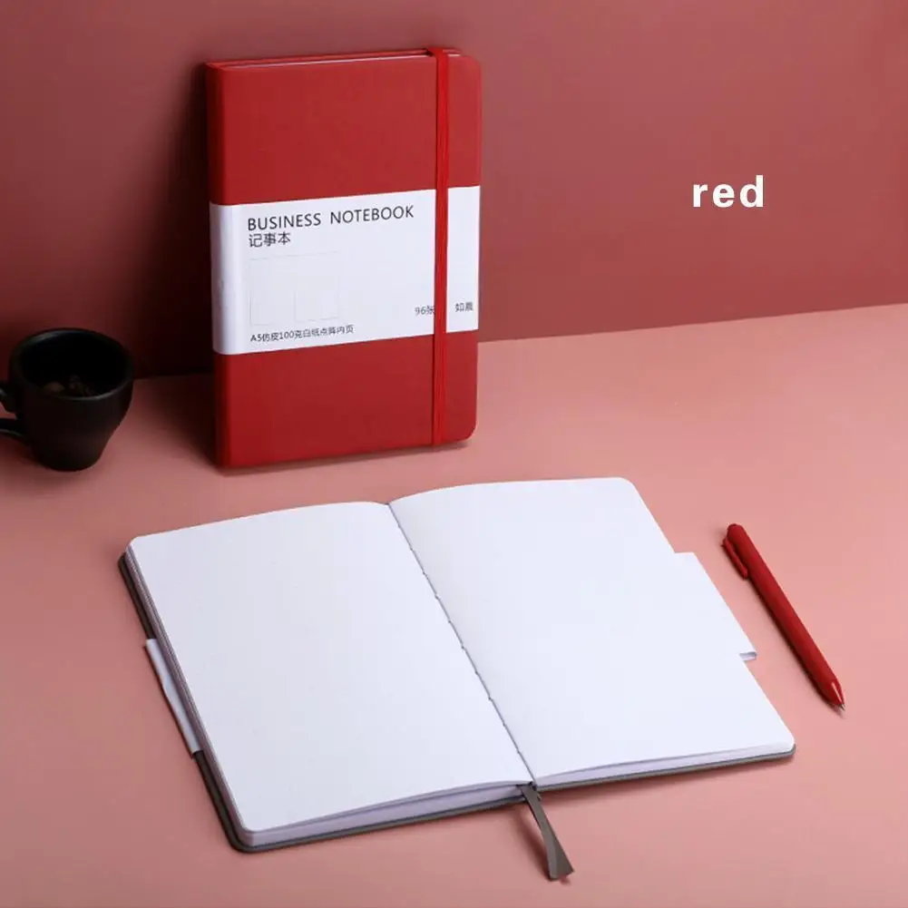 Блокнот А5 в горошек Канцтовары чернильный бандаж твердой обложке цветной