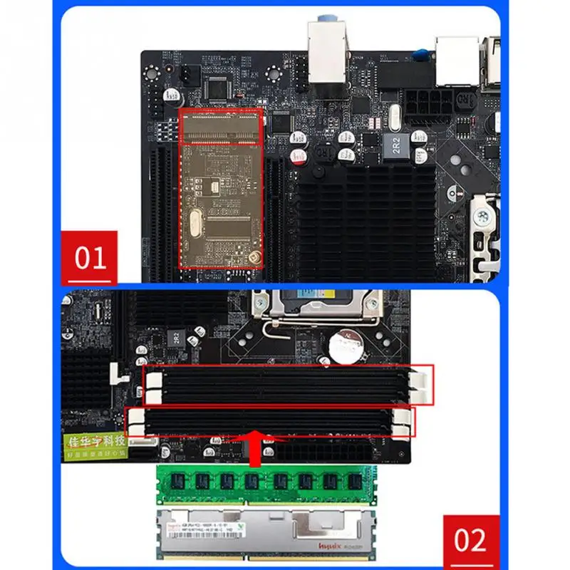 Материнская плата X58 LGA1366 4 канала DDR3 материнская REG ECC ATX для Intel I7 Xeon|Материнские