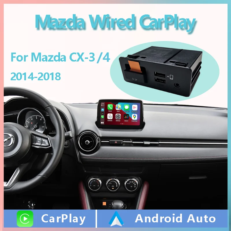 

USB adapter Android Auto Apple CarPlay for Mazda 3 Mazda 6 Mazda 2 Mazda CX30 CX5 CX8 CX9 MX5 Mazda CX-30 CX-5 CX-9 MX-5