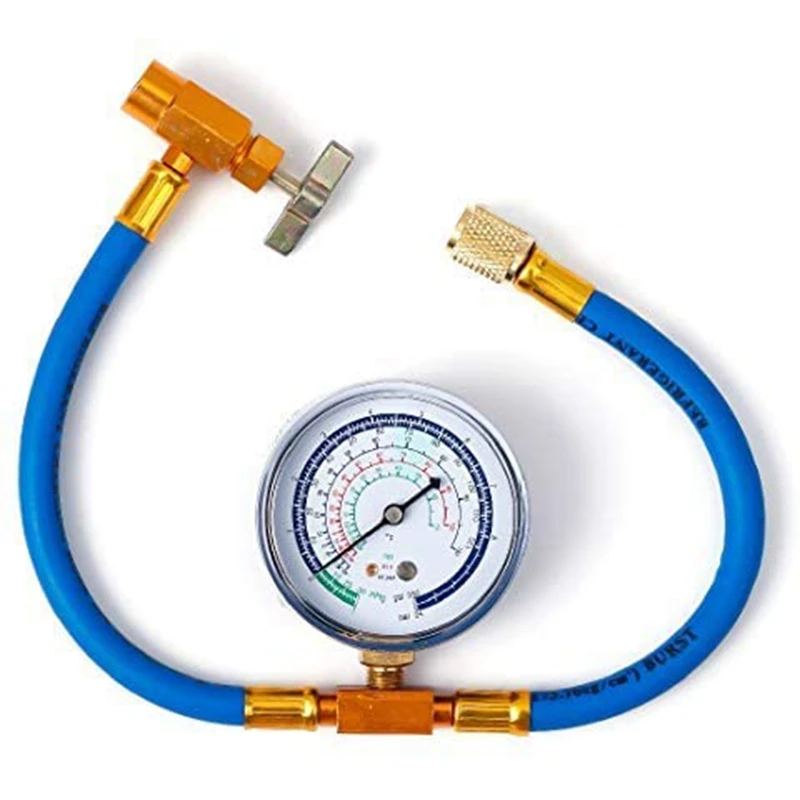 AL22 R134A зарядный шланг для холодильника с Specifications резервуаром R12/R22 порт адаптер