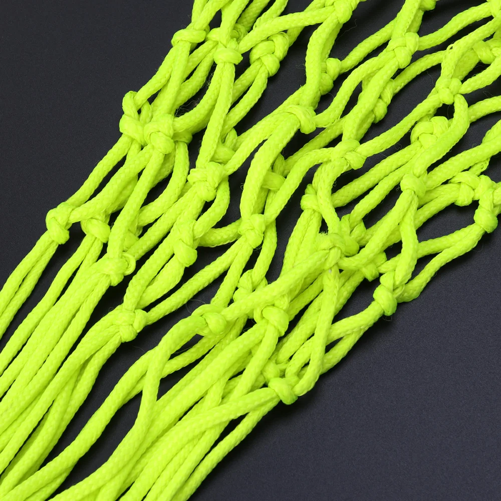 

Night Glowing Luminous Basketball Net Nylon Braided Standard Professional Basketball Net Heavy Duty Thick Net Basketball Hoop