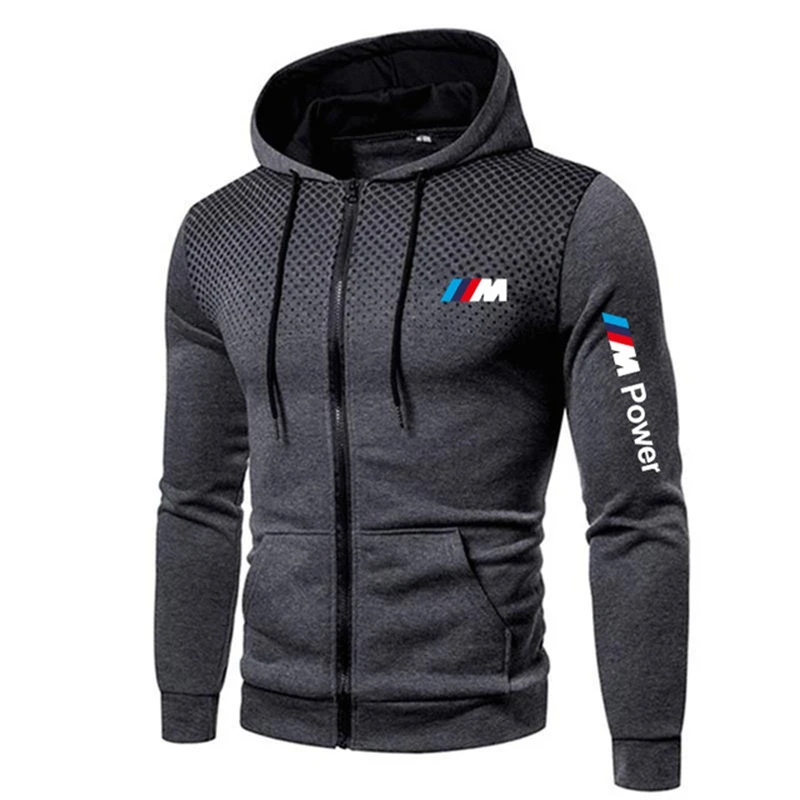 

2021 Brand Spring Autumn Sports Sweatshirt Outdoor Casual Harajuku For Bmw M Hoodies Zipper Cotton Motorcycle Sweatshirts