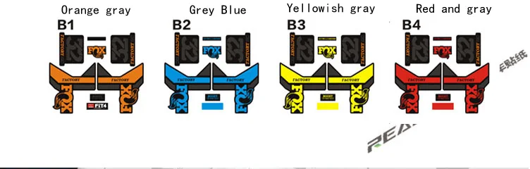 Новая велосипедная карбоновая рама вилка наклейка лиса флоат 32 передние вилки