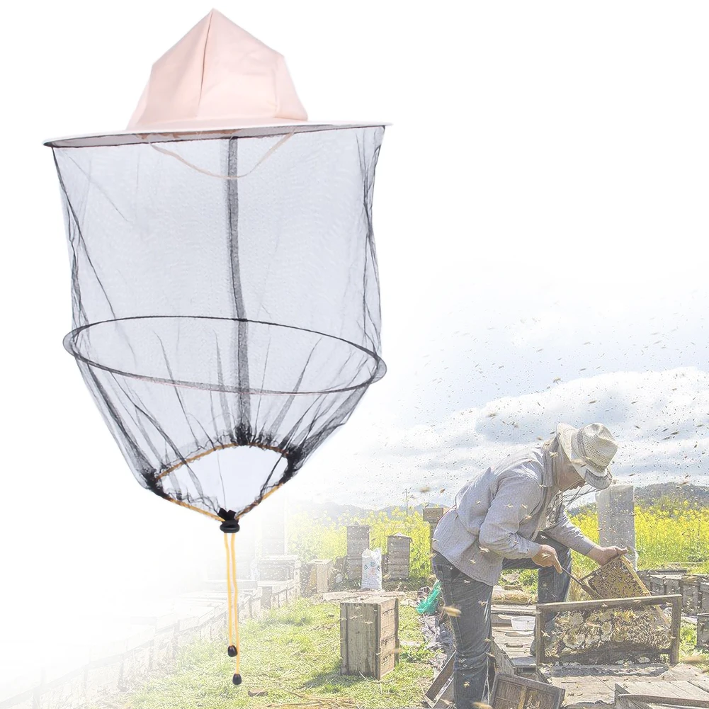 Beekeeping equipment Great gift Guard Cowboy Hat Mosquito Prevent Bee Insect Bug Veil Net bites Face Protector | Дом и сад