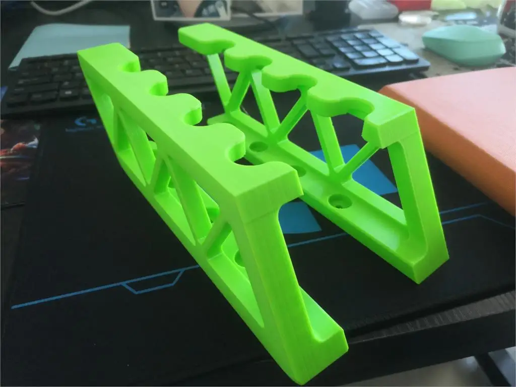 Green Desk Pro Нижняя стойка для стола, настольная подставка, настенное крепление для PS4 Pro, тонкая игровая консоль, подвесной пластиковый фиксированный кронштейн с 3D принтом - Цвет: Green Desk Pro