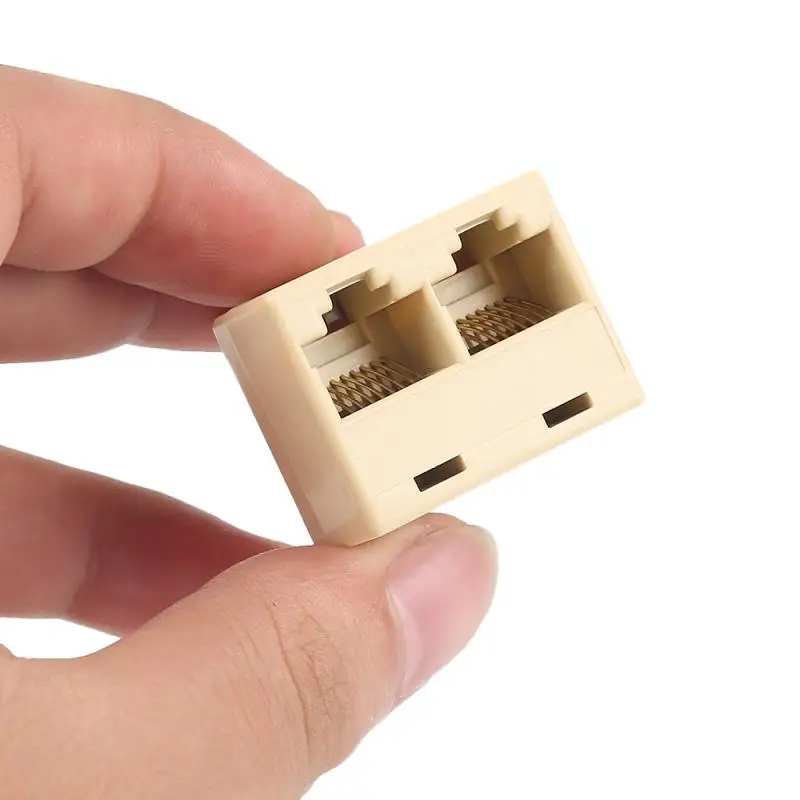 Разветвитель RJ45 1 2 канала двойной гнездовой разъем Cat6/5/5e Lan Ethernet сетевой сплиттер