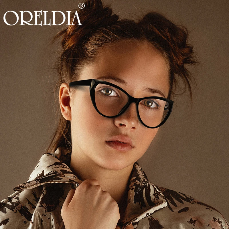 Модные солнцезащитные очки в стиле ретро оправа для очков кошачьи глаза женские